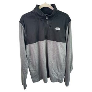 The North Face Sweater Mens Large Quarter Zip Pull Over Performance Gorpcore